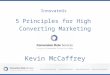 5 principles for high converting marketing