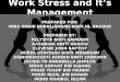Organizational behavior mgt 2023 group assignment work stress and it’s management