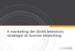 8   Il Marketing Dei Diritti Televisivi   Strategie Di License Stretching
