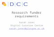 Research Funder Requirements