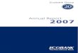 Ecobank annual report 2007