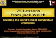 25 Lessons (Jack Welch)