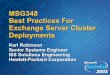Ms Tech Ed   Best Practices For Exchange Server Cluster Deployments June 2003