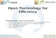 Open eLearning Technology for Efficiency