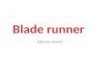 Blade runner anaylsis