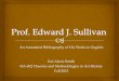 Annotated Bibliography on Prof. Edward J. Sullivan's English Works