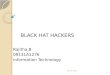 Black hat hackers
