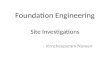 Site investigations-penetration methods