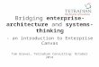 Bridging enterprise-architecture and systems-thinking