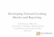 Developing Forward-Looking Metrics and Reporting