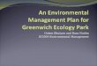 Ie5509 cwk 2 golam and raza   an environmental-management_plan_for_greenwich_ecology_park