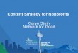 Web Content Strategy for Nonprofits -- ADRP 2014