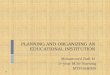 nursing educational institution planning,organizing, formulation of philosophys