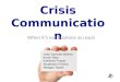 Team 3: Crisis Communications