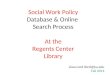 Social Work Policy Research