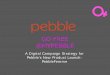 New Pebble Watch for HER: Product Launch Digital Strategy