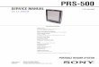 Sony Reader PRS500 Service Manual (2006)