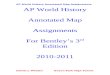 AP World History Annotated Map Assignments