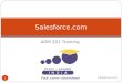 Salesforce Traning   Adm 201