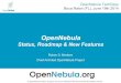 OpenNebula - Status and Roadmap