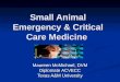 Emergency and Critical Care Medicine
