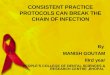 Consistent practice protocol can break the chain of infection