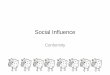 Social influence intro   asch & sherif