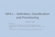 NPA_s _ Definition, Classification and Provisioning
