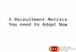 5 recruitment metrics that you should adopt now