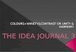 The idea journal 3