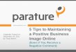 5 Tips to Maintaining a Positive Business Image Online