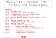 2.3 Dynamic HTML Filters and Transitions  CH_15