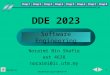 Software Engineering( C++) DDE 2023