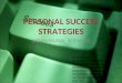 personal success strategies