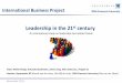 Leadership in the 21st century