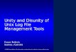 Comparison of Unix and Linux Log File Management Tools by Dusan Baljevic