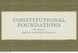 Constitutional Foundations--History