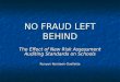 NO FRAUD LEFT BEHIND The Effect of New Risk Assessment 