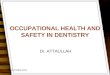 Occupational Health & Dentistry