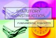 Statutory Construction- Power Point