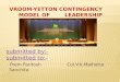 Ppt of Vroom-yetton Contingency Model of Leadership