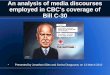 Media Discourse on Bill C-30