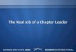 Real Job Chapter Leader1