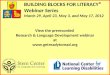 Building Blocks: Research and Language Development