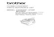 Brother Fax 8350p 8750p Mfc-9650 Parts Manual