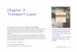 Networks - Chapter 3 - Transport Layer 1spp