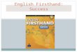 English first hand Success Notes unit 1