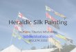Heraldic Silk Painting