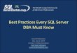 Best Practices Every SQL Server DBA Must Know Pensacola