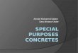 Special Cement and Concrete